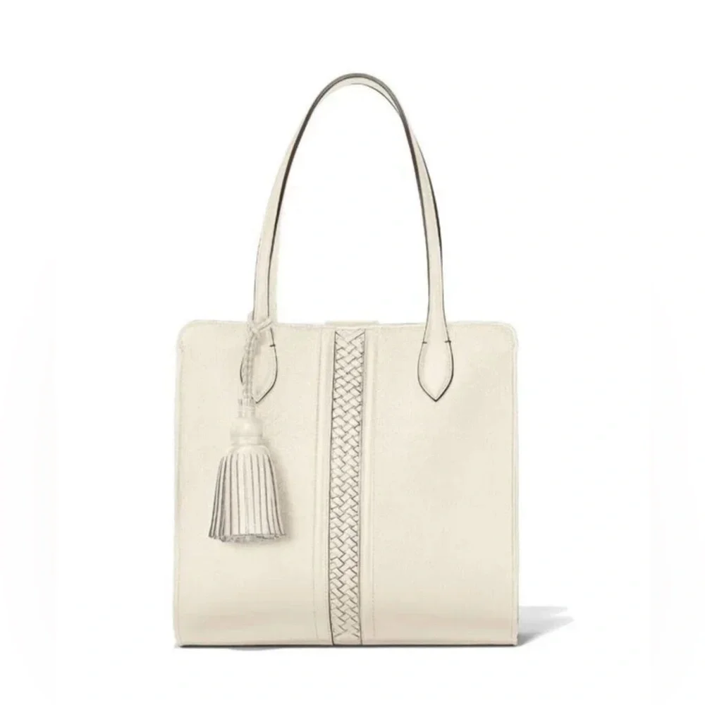 BRIGHTON FERRARA COLLECTION Stefana Large Tote White #H36352 - Picture 2 of 15